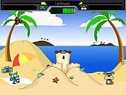 Cat vs Dog at the beach - Online Free Game
