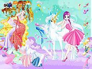Fairy and the Unicorn Dressup - Online Free Game