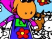 Goat Family coloring - Online Free Game