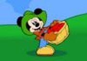 Play Mickey the recolector of apples Game