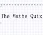 The Maths Quiz - Online Free Game