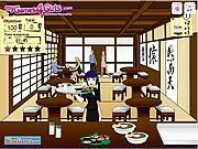 Waitress In A Japanese Restaurant - Online Free Game