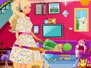Barbie Living Room Cleanup