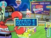 bikini bottom bust up bob makes spongy - Online Free Game