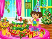 Dora Christmas Cake