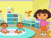 Dora's Playtime with the Twins