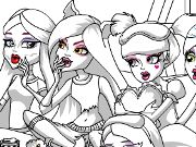 Monster High Dead Tired Coloring Game