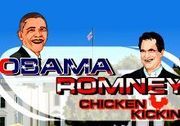 Obama vs Romney Chicken Kickin