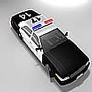 police car 3D