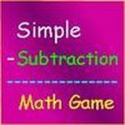 Simple subtraction math game