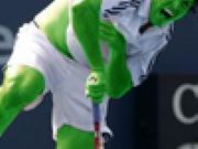 Tennis Green Player