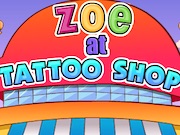 Zoe at Tattoo Shop