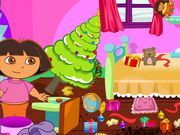 Baby Dora Clean The House