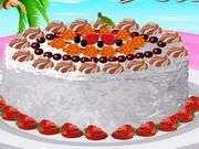 Barbie Coconut Cake Deco