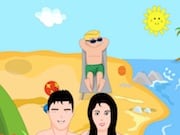 Beach Side Kiss