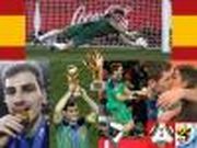 Best goalkeeper Iker Casillas of the Football World Cup 2010