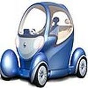 Blue car slide puzzle