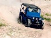 Blue Desert Jeep