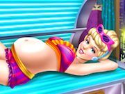 Cinderella Pregnant Tanning