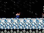 contra snowfield battle