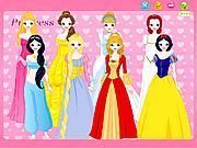 Disney Princess Dress up