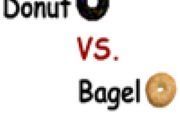 Donut Vs. Bagel