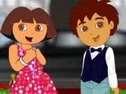 Dora And Diego In Red Carpet Show
