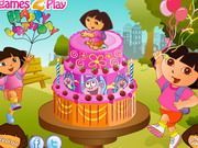 Dora Birthday Cake Decor