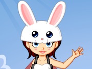 Dressup Easter Bunny Girl