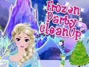 Elsa Frozen Party Cleanup