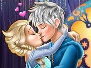 Elsa Kissing Jack Frost