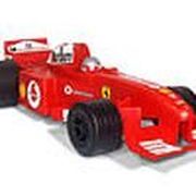 F1 racing car red