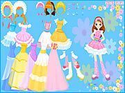 Flower Gown Dressup