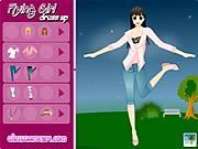 Flying Girl Dressup