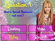 Hannah Montana Trivia