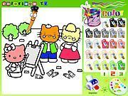 Hello Kitty Coloring