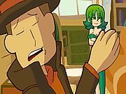 Layton Raises His Hand