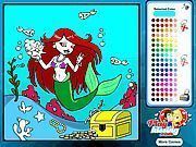 Mermaid Aquarium Coloring