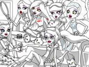Monster High Dead Tired Coloring