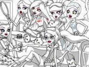 Monster High Dead Tired Coloring