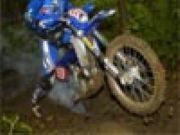 Motocross bike in the mud