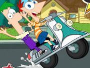 Phineas And Ferb Crazy Motocycle