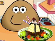 Pou Ice Cream Decoration