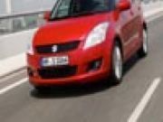 Red Suzuki Swift 2011