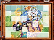 Sort My Tiles Aladdin and Genie