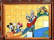 sort my tiles mickey friends in roller coaster