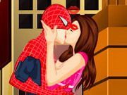 Spiderman Kissing