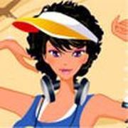Sporty girls dressup game