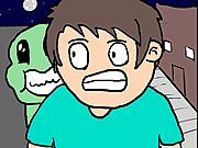 Steve Punches Zombie Face