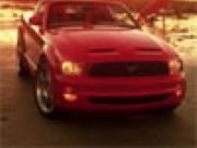 Sunset Red Car